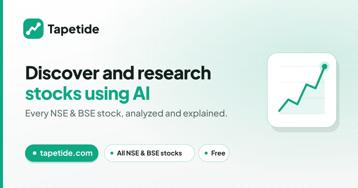 Tapetide — AI-Powered Indian Stock Research